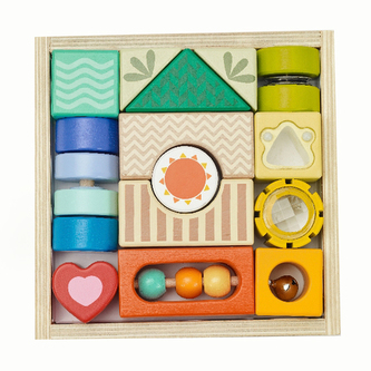 Kostky dřevěné 18 ks