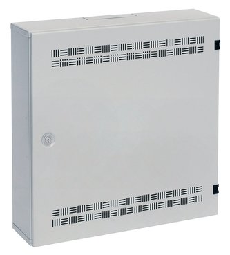 Solarix rozvádzač SOHO LC-18 s lištami 2U, 4U a 11U, 550x550x150mm, šedá RAL 7035