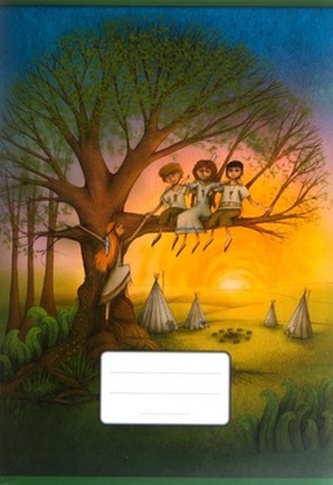 Školní sešit DUHOVÁ KOČKA 445 bezdřevý