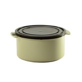 Jídlonosič plast náhradní miska 1L + víko KOZÁČEK bílá/hnědá