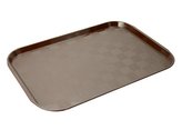 podnos 49,6x35cm hnědý jíd. 0+90C-3107001