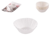 Košíčky papírové cukrářské bílé ¤4,5cm 100ks