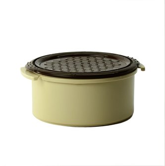 Jídlonosič plast náhradní miska 1,5L + víko KOZÁČEK béžová/hnědá