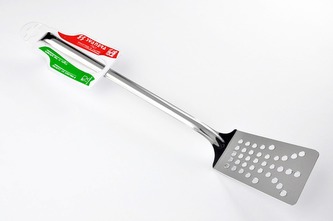 Obracečka děrovaná nerez 36,5x7cm  SVANERA 8780