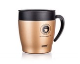 Hrnček termo nerez/plast 330ml cestovný TAZZA bronz