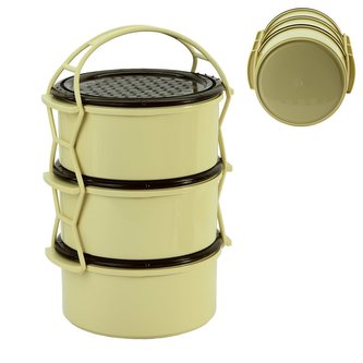 Jídlonosič plast 3x1,5L KOZÁČEK bílá/barevná