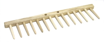 Hrable drevené 13 hrotov hrebeň náhradné SK