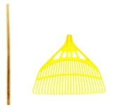 Hrábě plast švédské 27 hrotů š.66cm, s násadou  KOZÁČEK