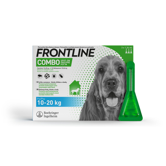 Frontline antip.COMBO spot-on pro psy M (10-20 kg) - 3 ks