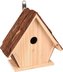 Ptaci budka GISEL prirodni drevo 24x12,5x24CM