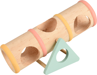 Dreveny houpaci tunel 16,5x7x9cm