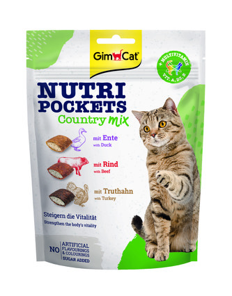 GIMCAT Nutri Pockets Country Mix 150 g