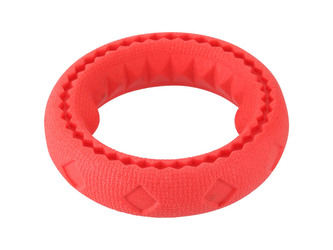HUHU Hr. TPR kruh cerveny 11x11x2,6cm