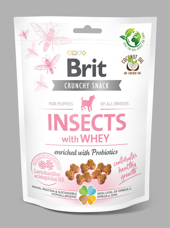 Brit Care Dog Crunchy Cracker s hmyzom_syrovatka/probiotika_200g