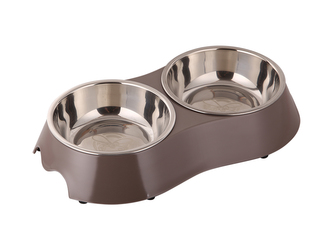 HUHU Melaminova miska seda S dvojity