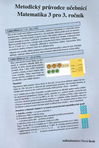 Metodický průvodce k učebnici Matematika 3, původní řada
