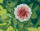 Malování podle čísel - JIŘINA MEZI LISTY - 80x100 cm, vypnuté plátno na rám