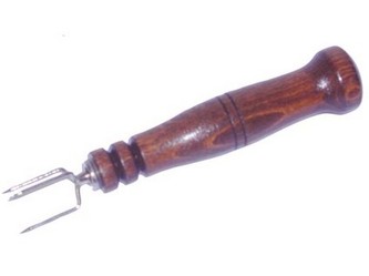 trojbodec nerez rukojeť dřev.