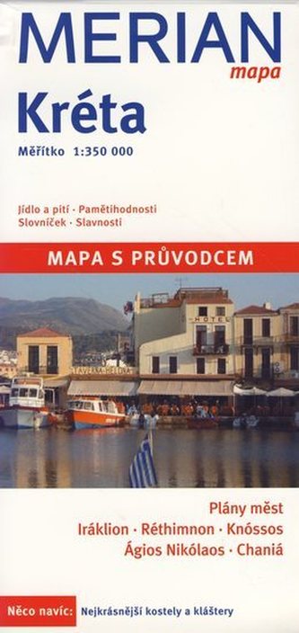 Kréta - Merian mapa