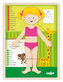 Puzzle ´´Lidské tělo´´ - Holka EN