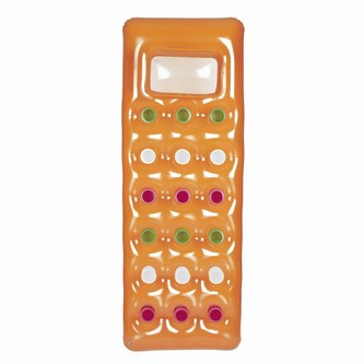 Nafukovací matrace s průzorem a prohlubněmi - mix barev 188x71 cm