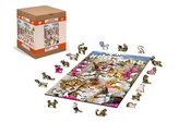 Wooden City Puzzle Kočky v Hollywoodu 300 dílků, dřevěné