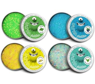 Ultra Plastelína s vůní a glitry - Svítící ve tmě 50g