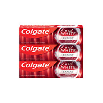 Colgate Bělicí zubní pasta Max White Expert Original 3 x 75 ml unisex Colgate Bělicí zubní pasta Max White Expert Original 3 x 75 ml unisex
