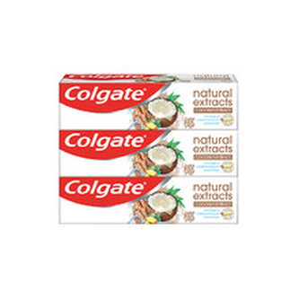 Colgate Zubní pasta Naturals Extracts Coconut & Ginger 3 x 75 ml unisex
