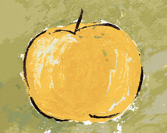 Malování podle čísel - ZÁTIŠÍ JABLKO I (HALEY BUSH) - 40x50 cm, vypnuté plátno na rám