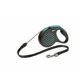 Flexi DESIGN M 5 m šňůra, max. 20kg, modrá - DOPRODEJ