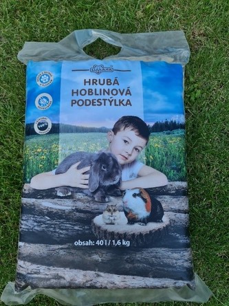 Hrubá hoblinová podestýlka 1,6, kg