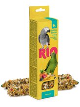 RIO tycinky pro velke papousky s ovocem 2x90g