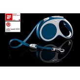 Flexi Vario M 5 m pásek, max. 25 kg, modrá - DOPRODEJ