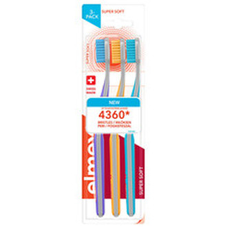 Elmex Zubní kartáček Super Soft Multipack 3 ks unisex