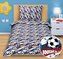 Povlečení bavlněné Junior - fotbal - dětský motiv - 140x200, 70x90 cm