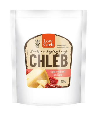 MKM pack - Směs na chléb low carb 125g - s parmezánem a rajčaty