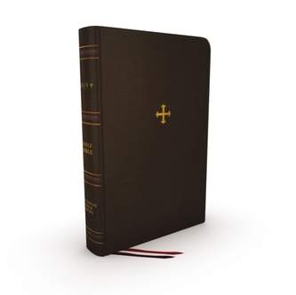 NRSV, Catholic Bible, Thinline Edition, Genuine Leather, Brown, Thumb Indexed, Comfort Print