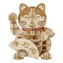 RoboTime drevené 3D puzzle Plutus Mačka pre šťastie