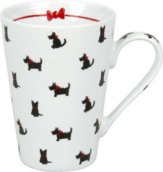 Hrnek - Psi s červenými obojky / Red necklace