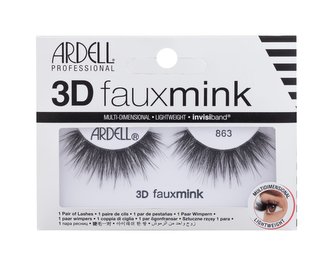Ardell 3D Faux Mink Umělé řasy 863 1 ks Black pro ženy
