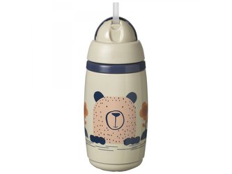 Netekoucí termohrnek Superstar s brčkem 266ml 12m+ Grey