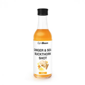 Zázvorový shot s rakytníkem - GymBeam - 50 ml