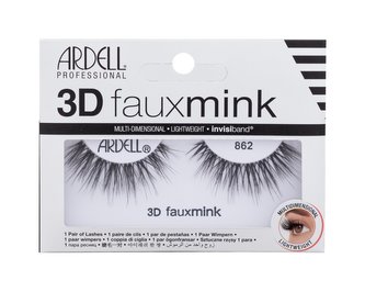 Ardell 3D Faux Mink Umělé řasy 862 1 ks Black pro ženy