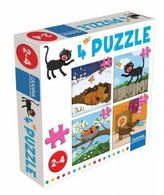 4 puzzle mačka