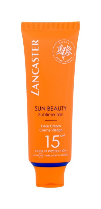 Lancaster Sun Beauty Opalovací přípravek na obličej Face Cream 50 ml SPF15 pro ženy
