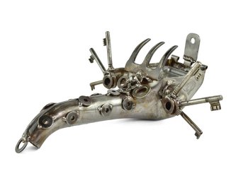 Kovová dekorace Nosál