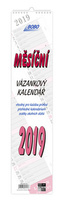 Měsíční vázankový kalendář 2019 - nástěnný kalendář