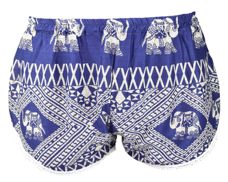 Kraťasy DAO, tmavě modré, sloni