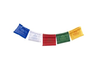 Tibetské modlitební vlaječky Avalokeshvara 20 x 24 cm 10ks